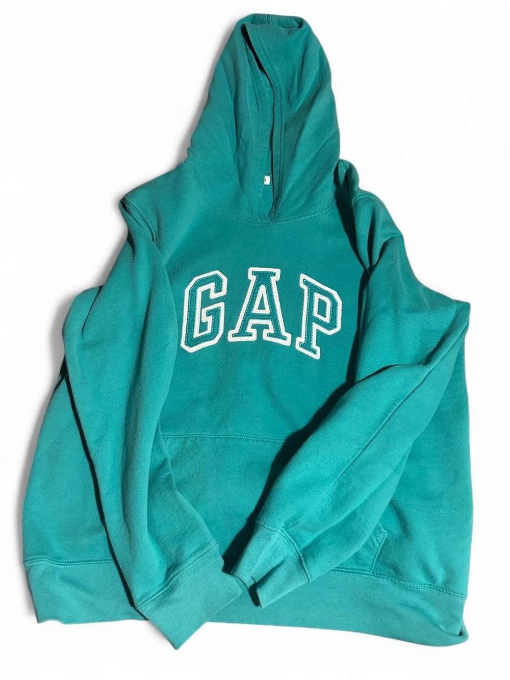 GAP Teal Pullover Hoodie with Logo